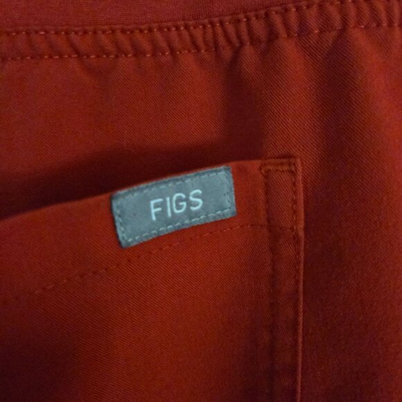 Figs High Waisted Livingston Basic Scrubs T21003 Color PO#1649 2 Pocket Size L - Picture 4 of 7